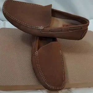 1901 | Shoes | 91 M09015 Mens Tan Nubuck Leather Slipon  display picture 3
